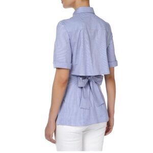 Stella McCartney Open Back Button Down Blouse Size 40